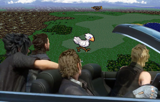 Illustration for article titled Final Fantasy XV's Road Trip, As Imagined By The Internet